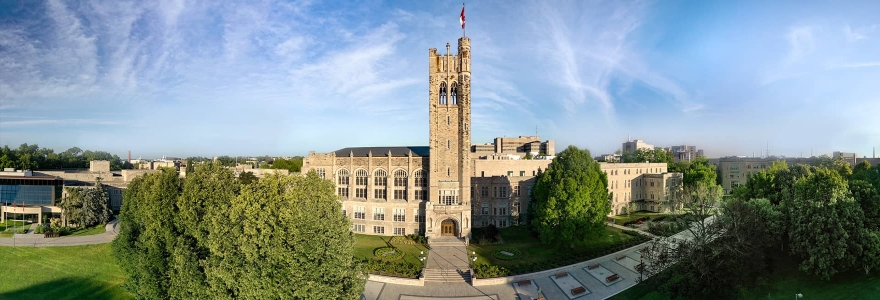 Aerial image of UC Hill