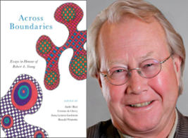 across boundaries book cover and bob young head shot