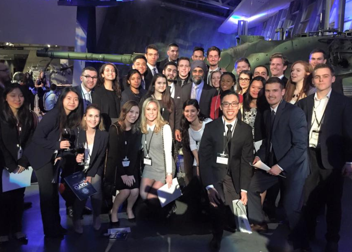 Political Science Student participants at Model NATO